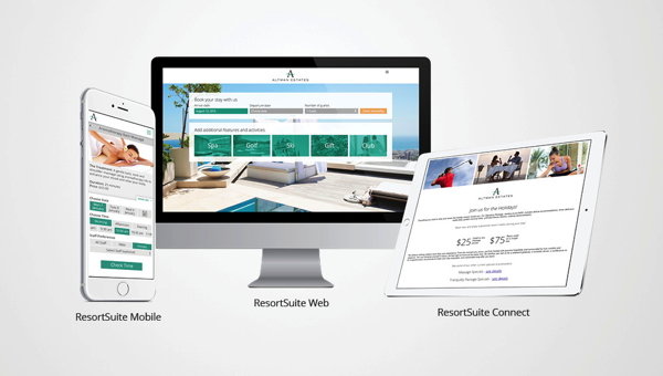 Screenshot of ResortSuite products