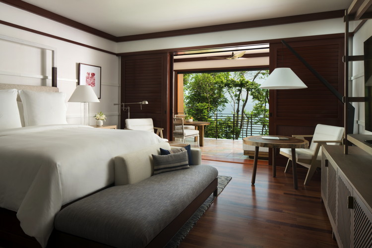 Four Seasons Resort Costa Rica's Standard King Bedroom (Photo Credit: Don Riddle)