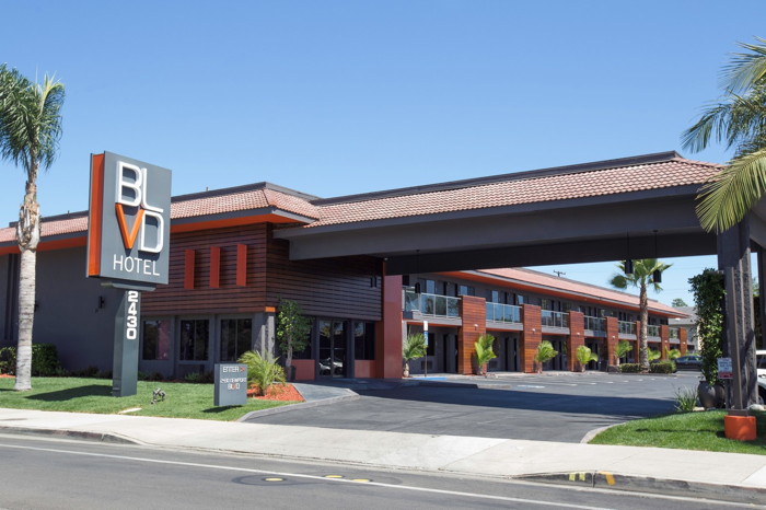 The BLVD Hotel in Costa Mesa, CA - Exterior