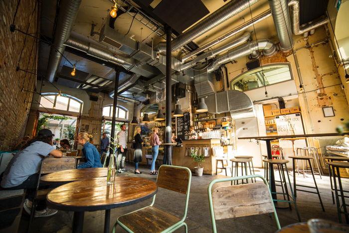 An industrial cafe in Heden, Gothenburg, Sweden - Photo by Laurent Perren on Unsplash