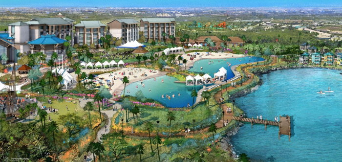 Rendering of the Margaritaville Resort Orlando