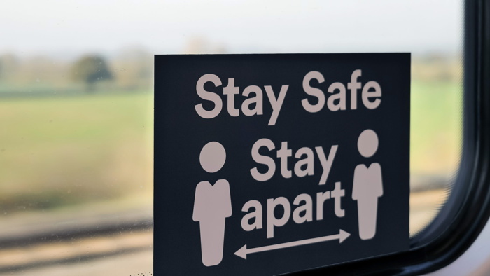 Sign - Stay Safe Stay Apart - Source UNWTO