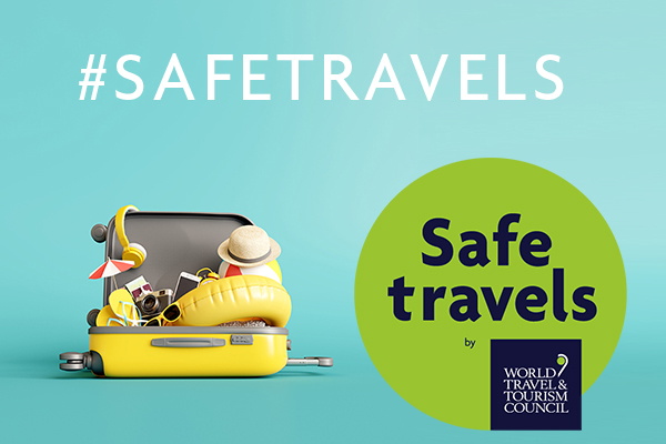 WTTC Safe Travels banner