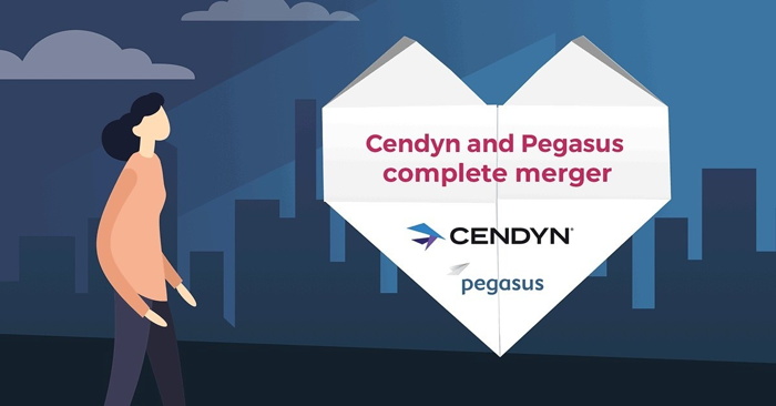 Ilustración con los logos de Cendyn y Pegasus
