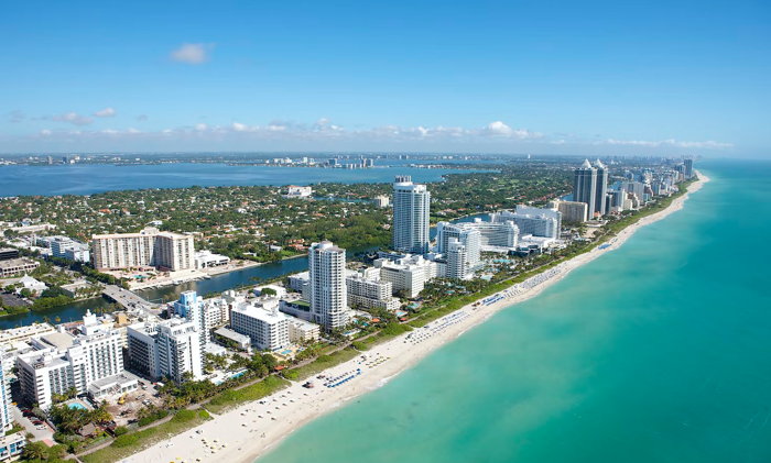 Vista aérea de Miami Beach - Unsplash