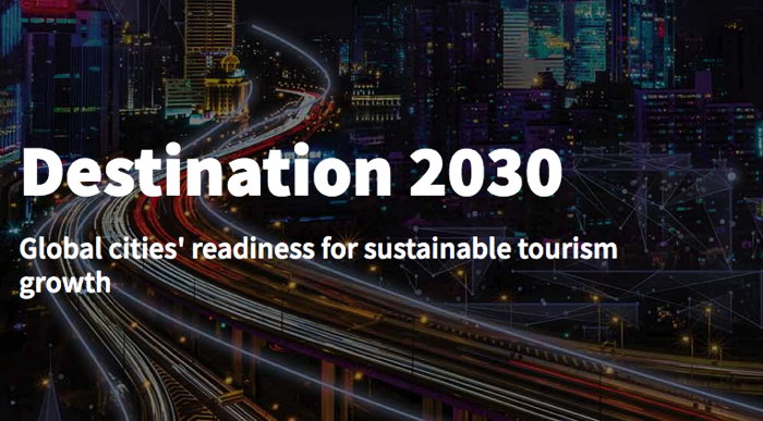 Report cover - Destination 2030: Global cities' readiness for sustainable tourism growth