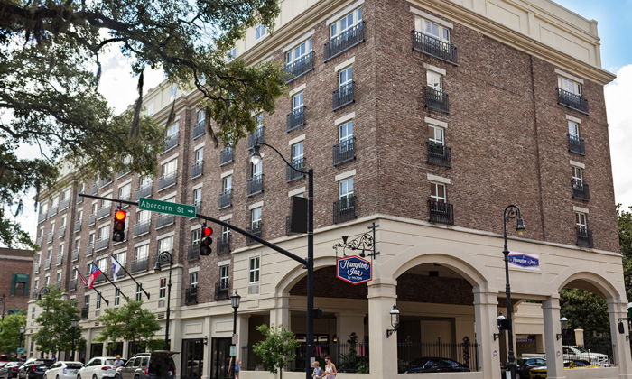 Distrito histórico de Hampton Inn Savannah - Exterior