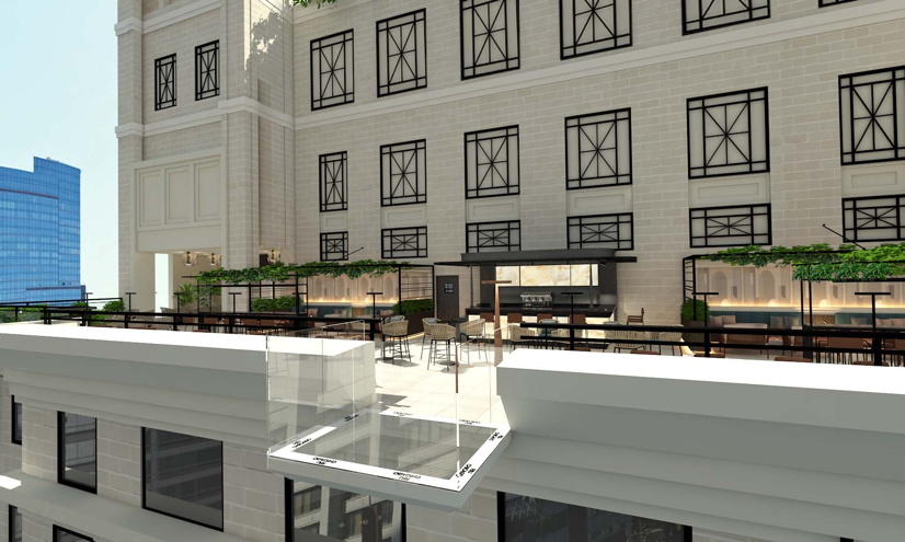 Rendering of the Riu Plaza Chicago Hotel