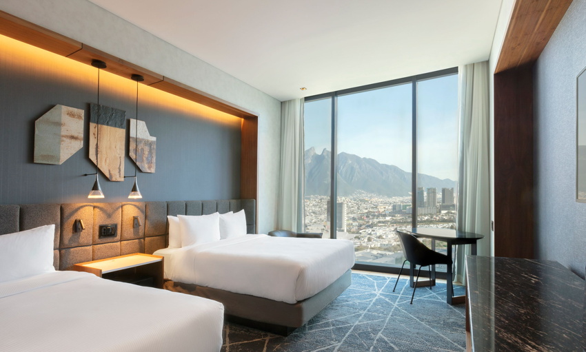 Habitación en el Hotel Hilton Monterrey