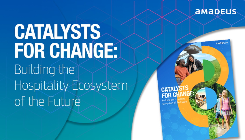 Titelblatt des Berichts – Katalysatoren für den Wandel: Aufbau des Gastgewerbe-Ökosystems der Zukunft