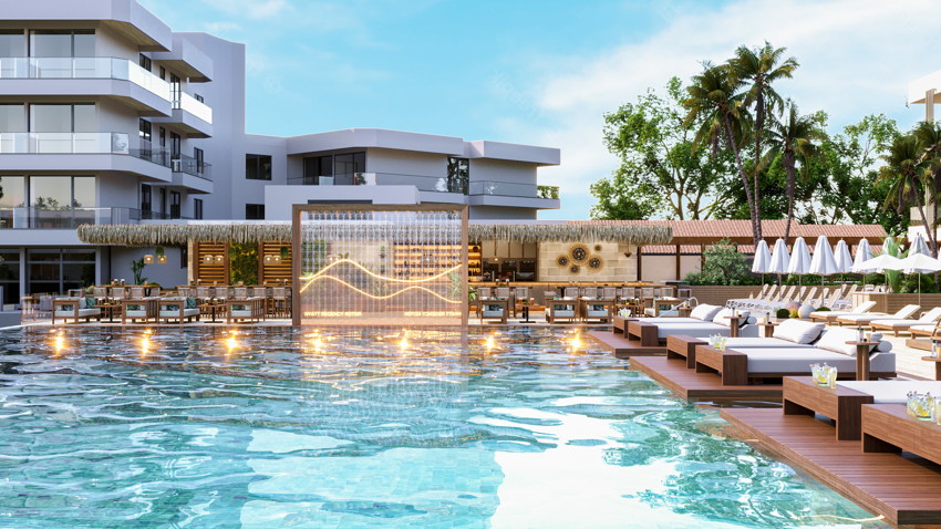 Pool im Hyatt Regency Kotor Bay Resort