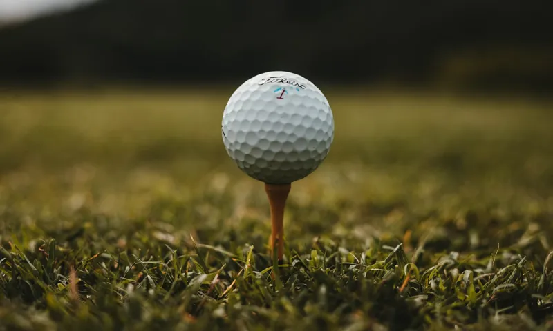 A golf ball on a T - Unsplash